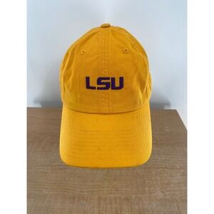 Captivating LSU Tigers Mens Dad Hat Adjustable Strapback Yellow Cotton Cap NCAA